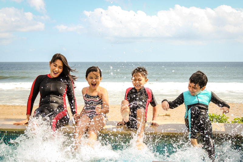 family vacation beach