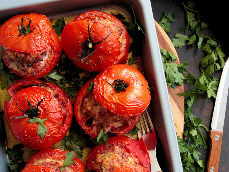 Gemista or Yemista (Stuffed Tomatoes)