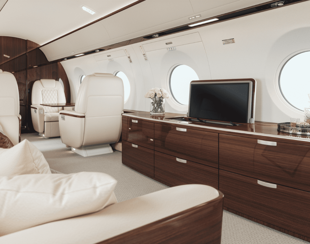 large private jet long haul flights