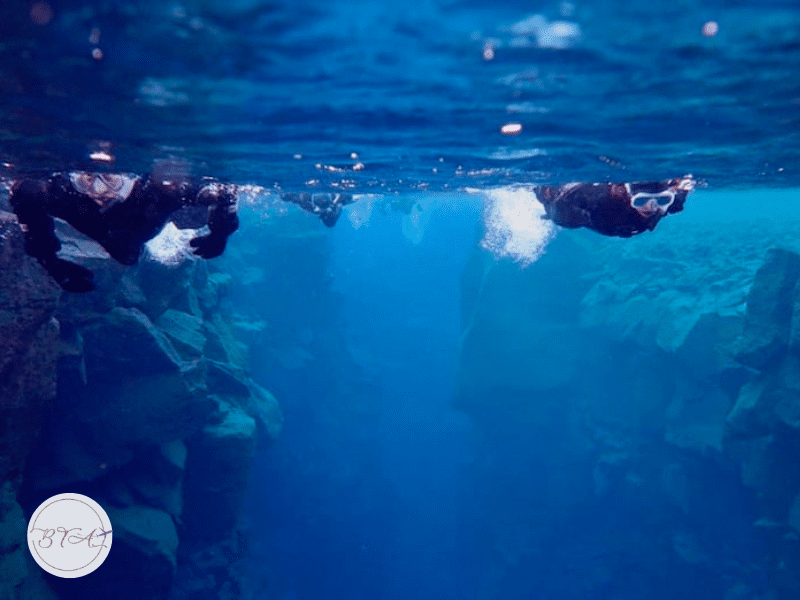 Snorkeling in Silfra Iceland