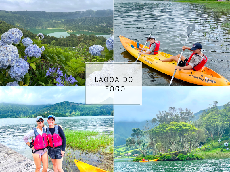 Lagao do Fogo Azores kayaking