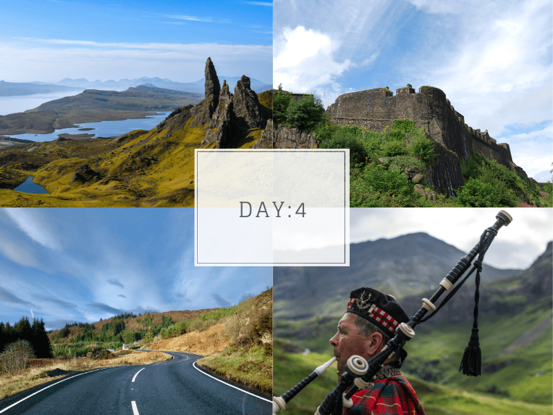 Itinerary to Scotland