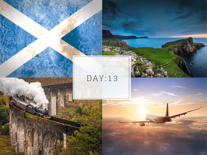 Itinerary to Scotland
