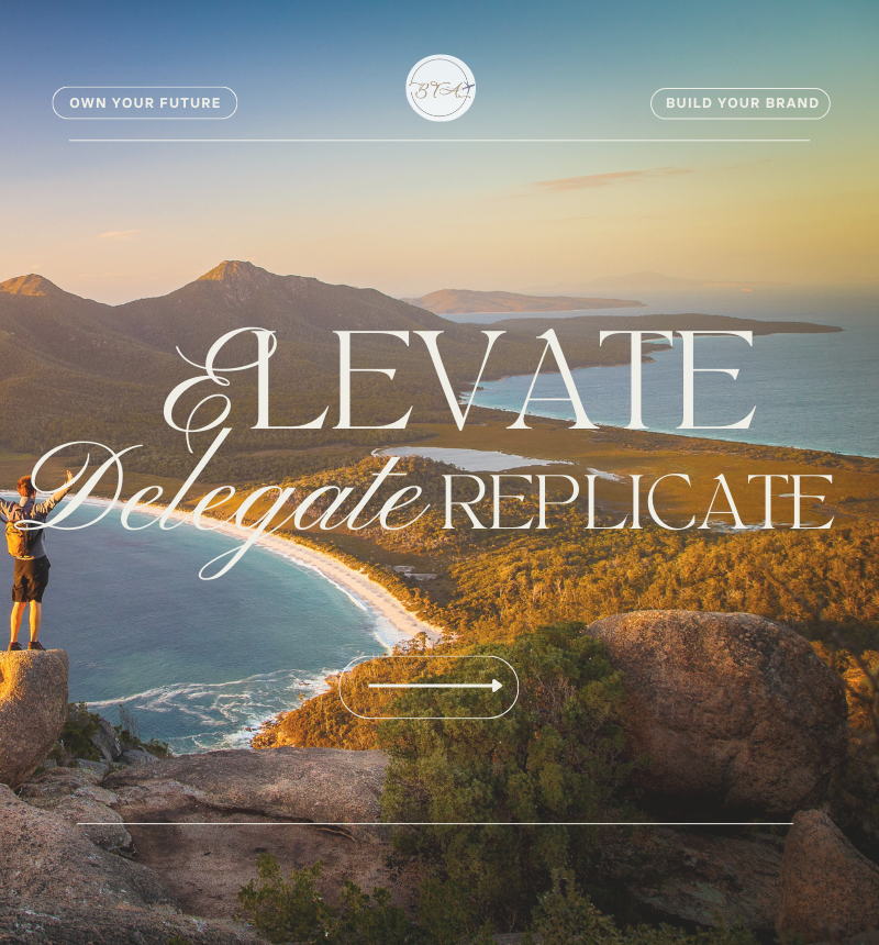 elevate delegate replicate boutique travel advisors and centered CEOs