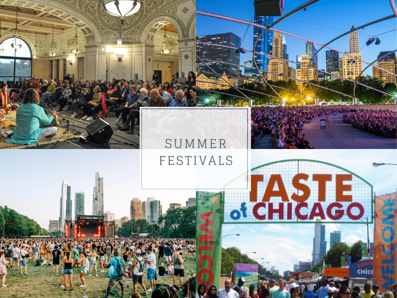 Chicago's summer festival lineup: Grant Park Music Festival, World Music Festival, and Taste of Chicago - Chicago weekend getaway